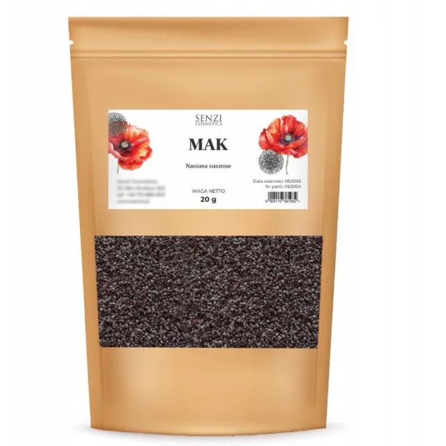 Naravna makova semena – dekoracija za sveče, mila in DIY kozmetiko 20g